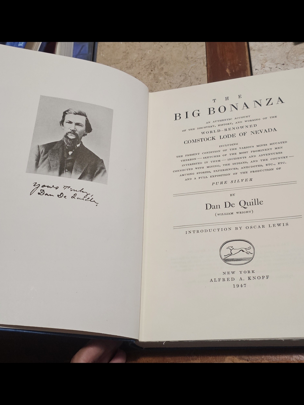 The Big Bonamza By Dan De Quille